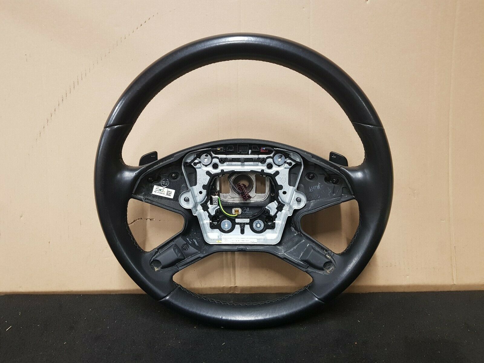 MERCEDES E CLASS W212 C207 STEERING WHEEL GENUINE PADDLESHIFT ...